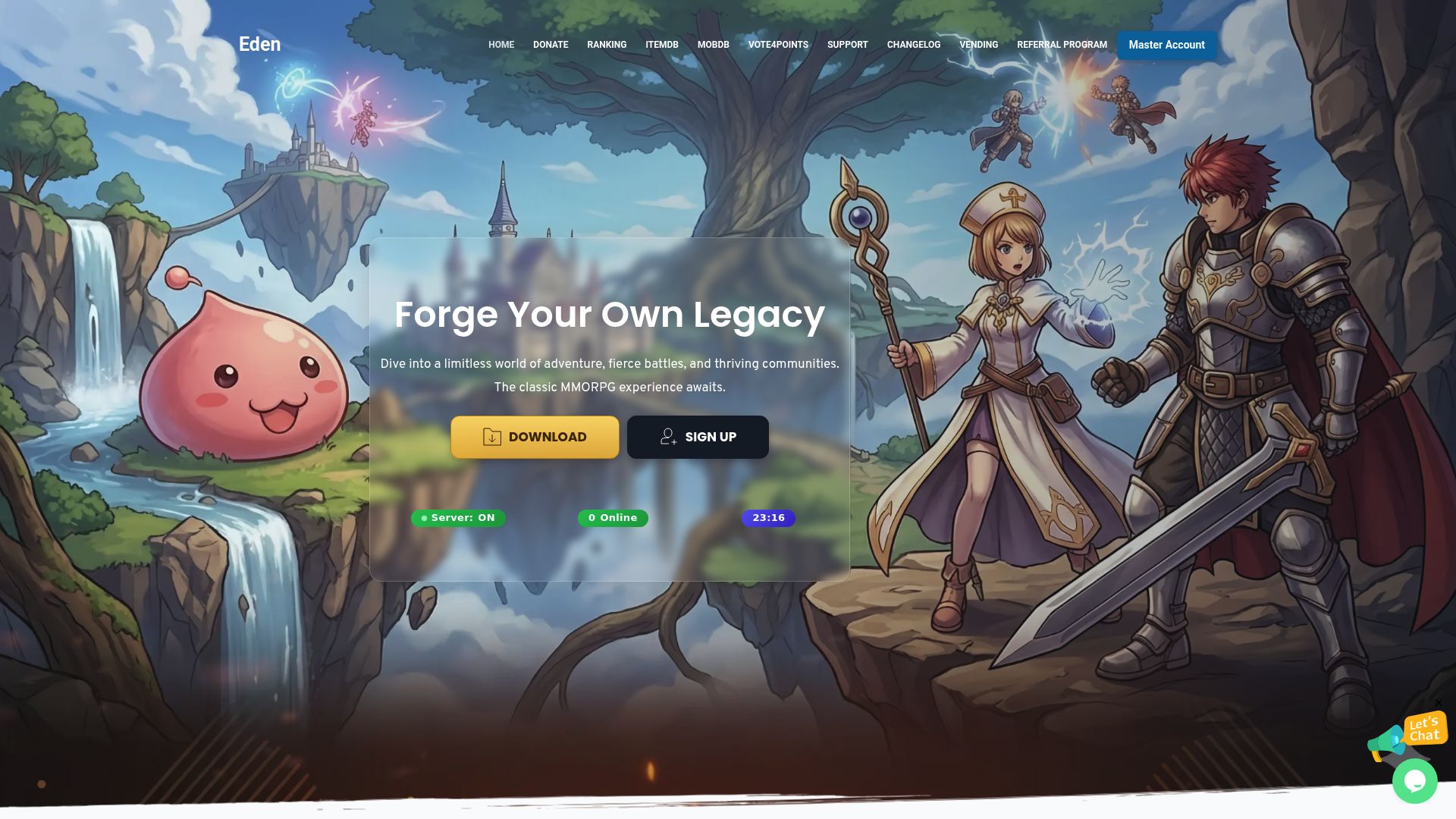 Eden Demo - Pre-RE Server